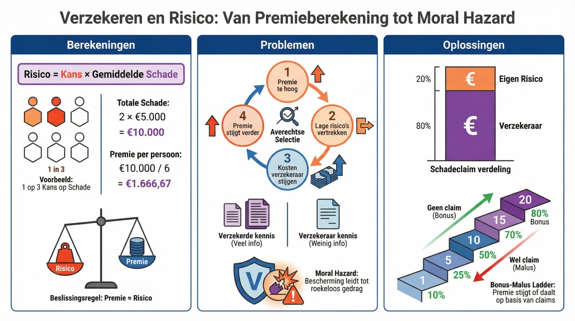 Samenvatting Verzekeren en risico