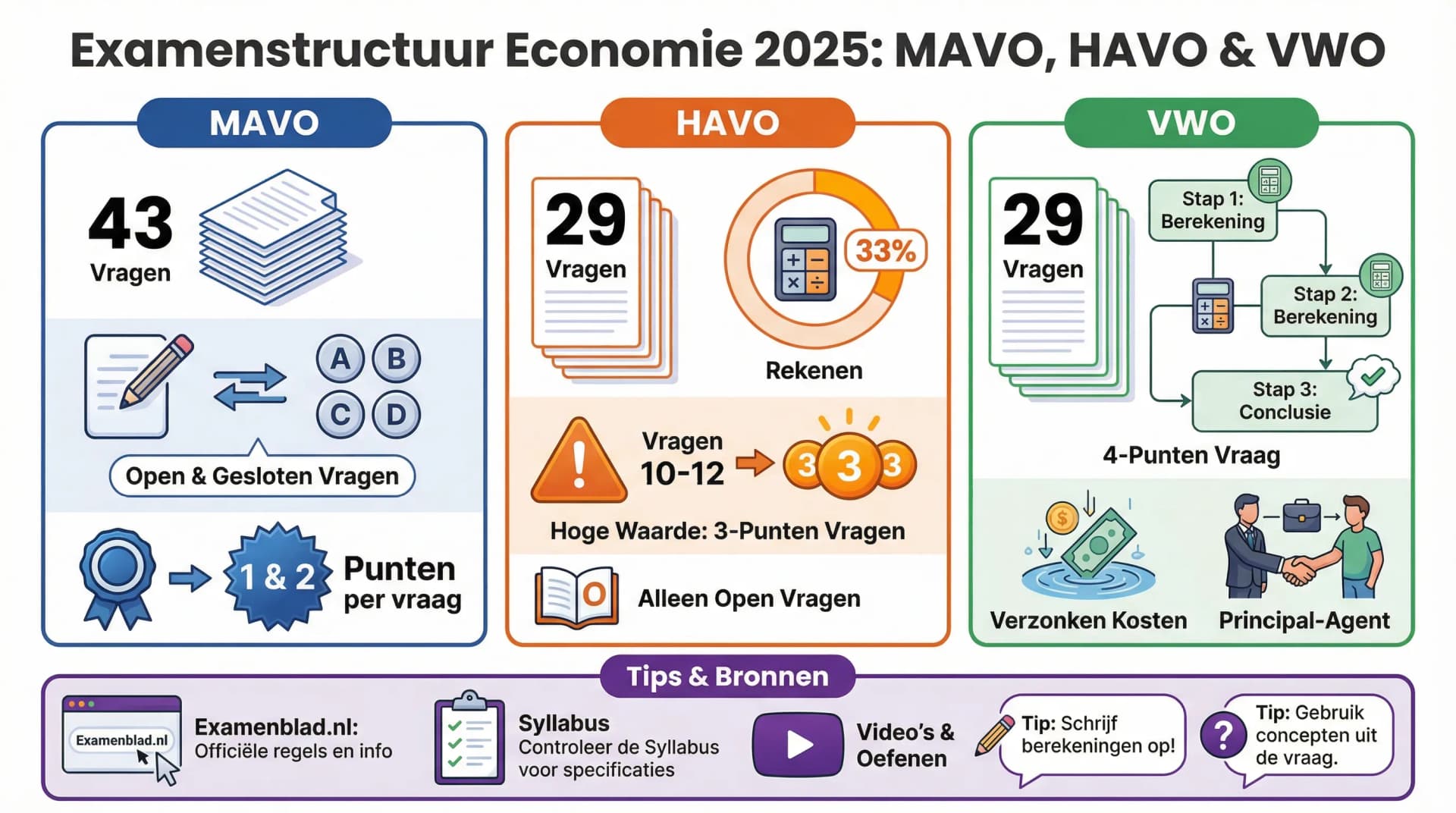 Samenvatting Examenvragen 2025 overzicht