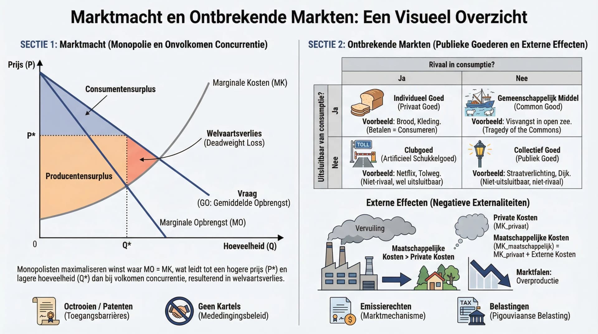 Samenvatting Marktmacht en Externe Effecten